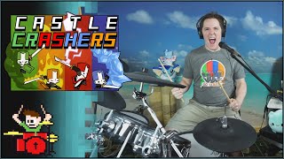 Castle Crashers Full Soundtrack On Drums [upl. by Nanfa]