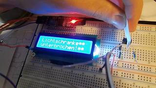 Lichtschranke  Photo Interrupter GP1S560  Arduino Tutorial 8 deutsch [upl. by Aynad]