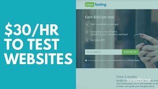 Earn 30hr testing websites UserTesting Review [upl. by Syst694]