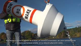 SLB700 Regulatory Marker and Float Collar Buoy Features  Sealite [upl. by Ahsienel]