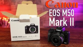 Canon EOS M50 Mark II Unboxing [upl. by Imray386]