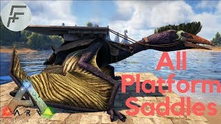 How to spawn All Platform Saddles  ARK Survival Evolved [upl. by Caniff750]