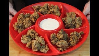 Deep Fried Seasoned Chicken Livers Super Crunchy [upl. by Nalod]