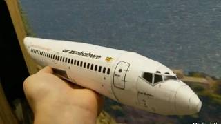 Boeing 737200 papercraft [upl. by Zeta147]