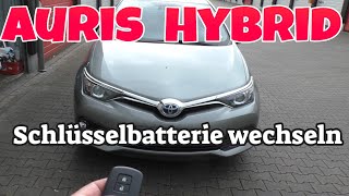 Toyota Auris Schlüsselbatterie wechseln [upl. by Meesaw615]