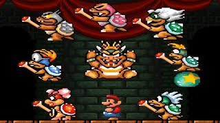 Super Mario Bros 3  All Koopaling Boss Battles [upl. by Arihaz]