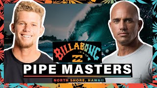 John John Florence VS Kelly Slater Semifinal 2020 PIPE MASTERS FULL HEAT REPLAY [upl. by Hsak]