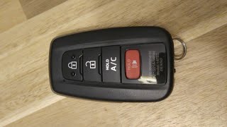 Prius Key Fob Battery Replacement  DIY [upl. by Betsey]