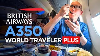 British Airways A350 Premium Economy Review LHRDXB [upl. by Rawdan]