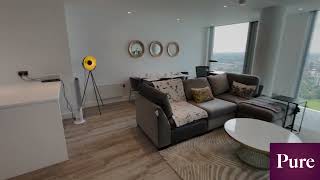 3 Bedroom Apartment To Rent In Three60 Deansgate Square Manchester City Centre [upl. by Aidnyl]