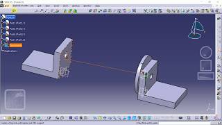 Simple Assembly in CATIA V5 [upl. by Emile598]