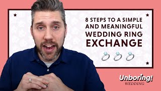 How To Exchange Weddings Rings During A Wedding 8 Easy Steps For Wedding Officiants [upl. by Fox]