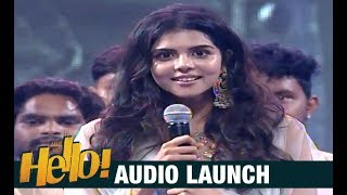 Kalyani Priyadarshans Cute amp Lovely Speech About Akkineni Nagarjuna And Akhil [upl. by Harad]