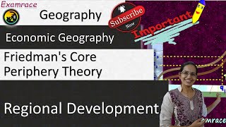 Friedmans Core Periphery Theory Fundamentals of Geography [upl. by Emelun]