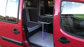 Fiat Doblo Berlingo Kangoo camper campervan conversion [upl. by Leasia57]