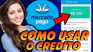 COMO USAR O MERCADO CRÉDITO DO MERCADO PAGO [upl. by Dorsy586]