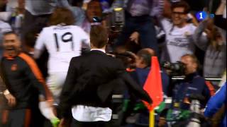 Xabi Alonsos reaction after Bales goal HD  La decima [upl. by Yur]