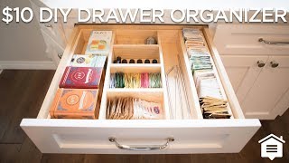 10 DIY Drawer Organizer  How to Build [upl. by Alrep]