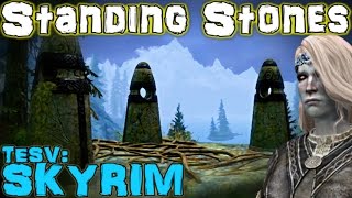 ALL 13 Standing Stones Locations  Birthsigns Guide  TESV Skyrim Special Edition [upl. by Marala]