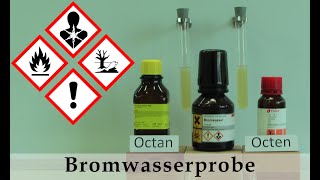 Octan vs Octen  Bromwasserprobe [upl. by Fuller]