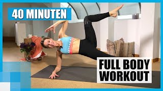 40 MIN Full BodyWorkout ohne Geräte  Intervalltraining mit Coach LeaLight 🔥 [upl. by Ennaej]