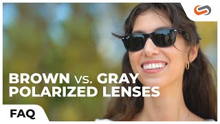 Brown VS Gray Polarized Lenses for Your Sunglasses  SportRx [upl. by Minny]