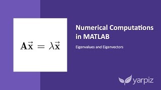 Eigenvalues and Eigenvectors in MATLAB [upl. by Orman685]