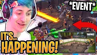 Ninja INVITES 99 Stream Snipers to ACTIVATE the New Dig Site Event  Fortnite Moments [upl. by Phillie]