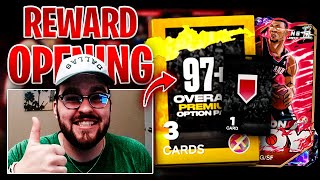 OPENING ALL LEVEL 40 REWARDS FROM SEASON 5 IN NBA 2K25 MyTEAM [upl. by Ahseinar223]