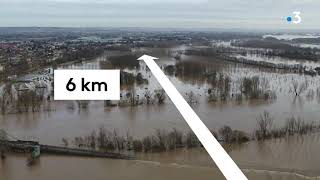 AVANT  APRÈS  comment les inondations ont transformé les paysages du LotetGaronne [upl. by Axel]