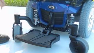 Pride Quantum Q6 Edge Electric Wheelchair Blue Marcs Mobility [upl. by Enom]