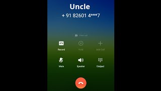 Uncle Ji Call Prank 🤫😂  Friend pranked his friend by becoming a duplicate uncle 🤙😜  Record Prank [upl. by Deck566]