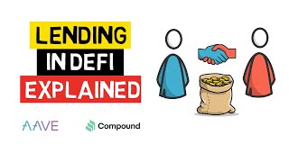 Lending And Borrowing In DEFI Explained  Aave Compound [upl. by Aivata]