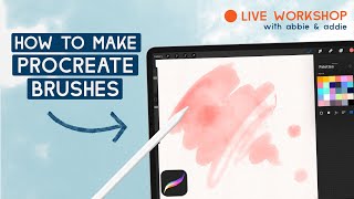 Make Procreate Brushes Beginner Basics Part 2  Watercolor amp Oil [upl. by Zebedee]