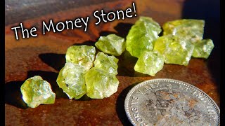 Gemstone Hunting Finding the Money Stone Peridot [upl. by Anaujd]