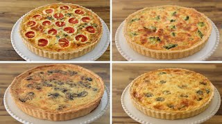 How to Make a Quiche – 4 Easy Recipes [upl. by Trixy]