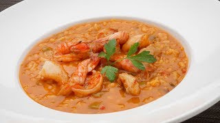 Receta de Arroz caldoso con langostinos de Karlos Arguiñano [upl. by Servetnick987]