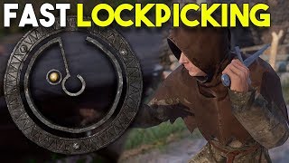 Level Up LOCKPICKING FAST  Kingdom Come Deliverance TUTORIAL [upl. by Aryamo]