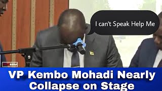 Breaking 😳 Kembo Mohadi Nearly Collapse on Stage [upl. by Ayiak304]