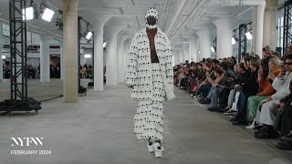 Area February 2024 Runway at NYFW The Shows [upl. by Karia]