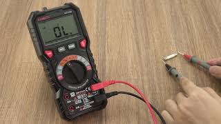 How to Measure Continuity with with KAIWEETS HT118A Multimeter [upl. by Ahsila]