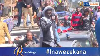 RAILA IN KASARANI AZIMIO LA UMOJA [upl. by Arraeis]