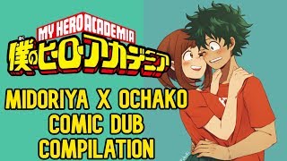 Midoriya X Ochako Compilation  My Hero Academia Comic Dub [upl. by Eladnwahs526]