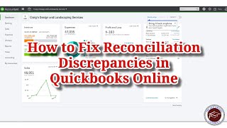 How to Fix Reconciliation Discrepancies in Quickbooks Online [upl. by Alvira]