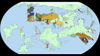 Entire World Map of Game of Thrones [upl. by Fransisco]