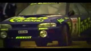 WRC Subaru Impreza STI 555  with pure sounds [upl. by Namzzaj]