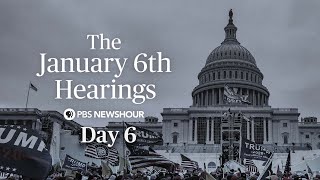 WATCH LIVE Jan 6 Committee hearings  Day 6 [upl. by Arlon]