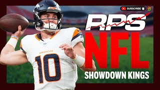 NFL DFS Strategies  WEEK 16  1219  TNF Showdown KINGS [upl. by Retswerb]