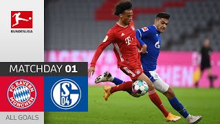 FC Bayern München  FC Schalke 04  80  All Goals  Matchday 1 – Bundesliga 202021 [upl. by Xam521]