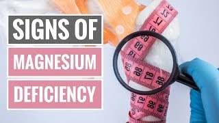 4 Signs and Symptoms of Magnesium Deficiency [upl. by Hobey]